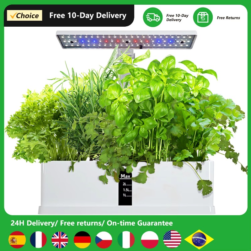 Hydroponic Kit - 9 Bölmeli Akıllı Hidroponik Yetiştirme Sistemi