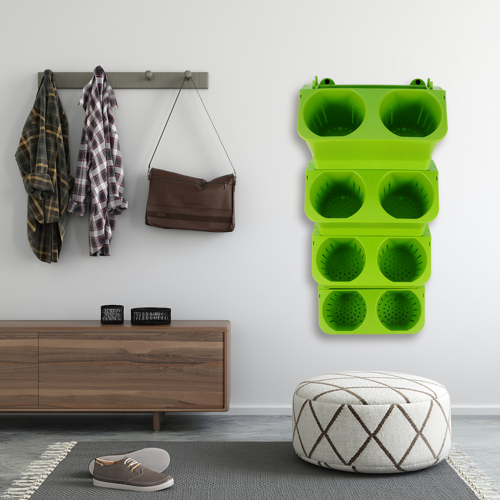 4 Parça Dikey Duvar Saksı Seti - Vertical Planter incelemesi ve fiyatı