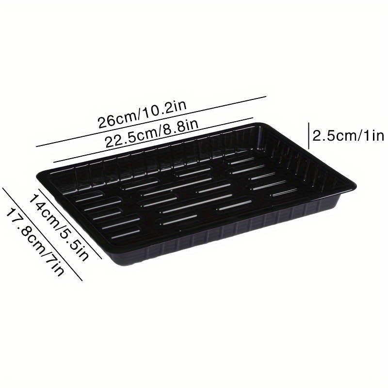 1 adet dayanıklı siyah PET pla - Seed Starter Tray incelemesi ve fiyatı