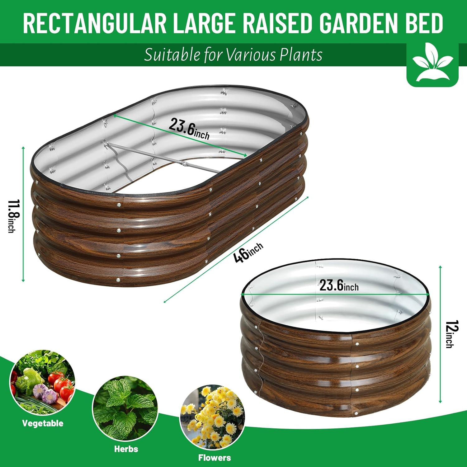 3'lü Galvaniz Çelik Yükseltilm - Raised Garden Bed incelemesi ve fiyatı