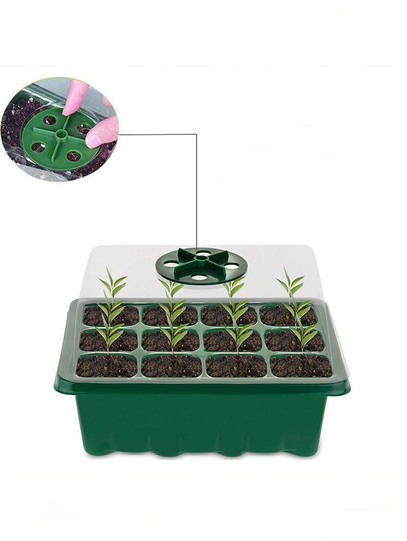 1/2 adet 6/12 Delikli Fide Tep - Seed Starter Tray incelemesi ve fiyatı