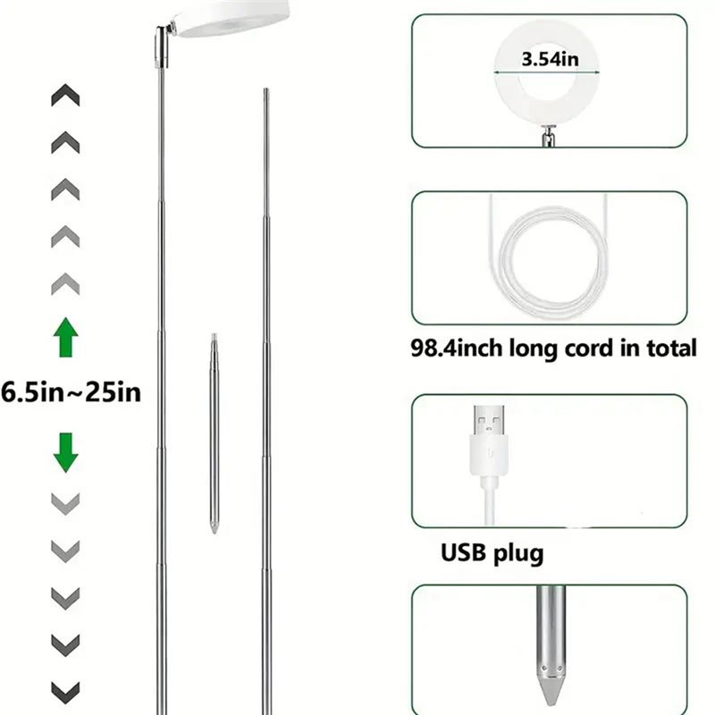 İç Mekan Bitkileri İçin Zamanl - Grow Light Led incelemesi ve fiyatı