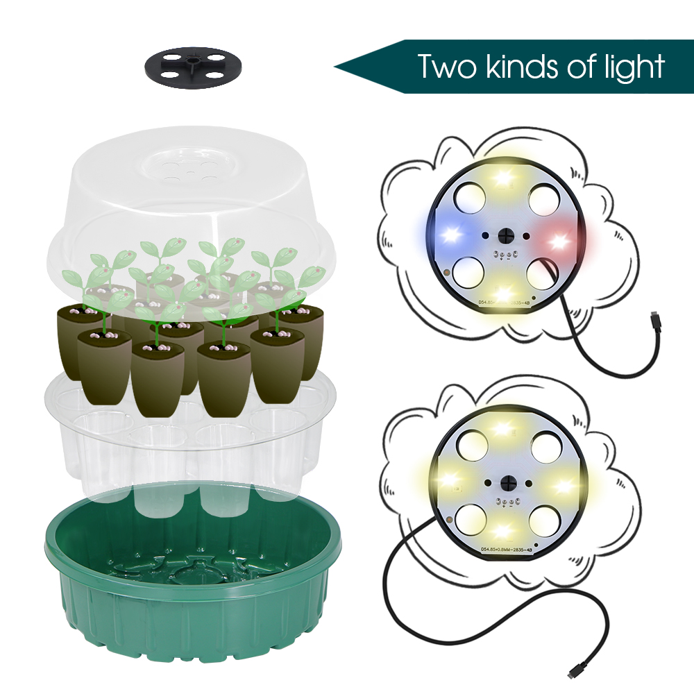 Tam Spektrumlu LED Büyüyen Işı - Seed Starter Tray incelemesi ve fiyatı