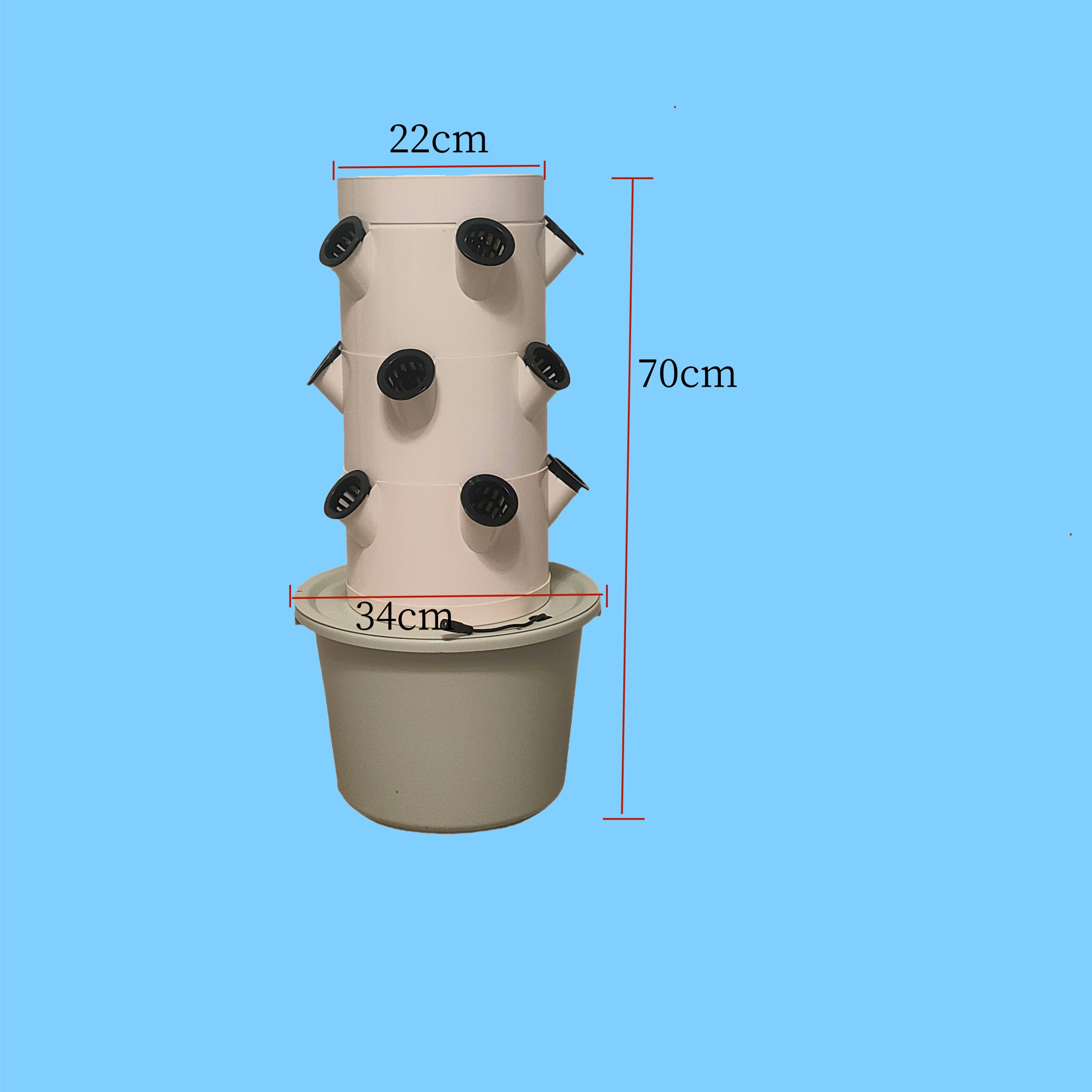 Dikey Hidroponik Yetiştirme Si - Hydroponic Kit incelemesi ve fiyatı